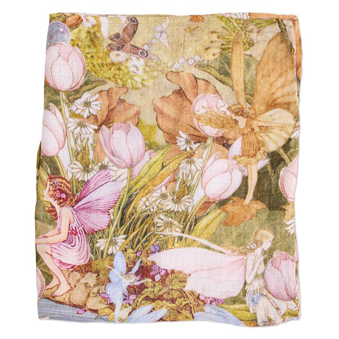 Kip and Co x Fairyland | Bamboo Swaddle Fairy Garden