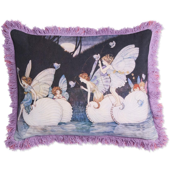 Kip and Co x Fairyland | Fringe Cushion Lake Sailing