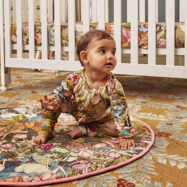 Kip and Co x Fairyland | Baby Fitted Sheet Fairy Garden