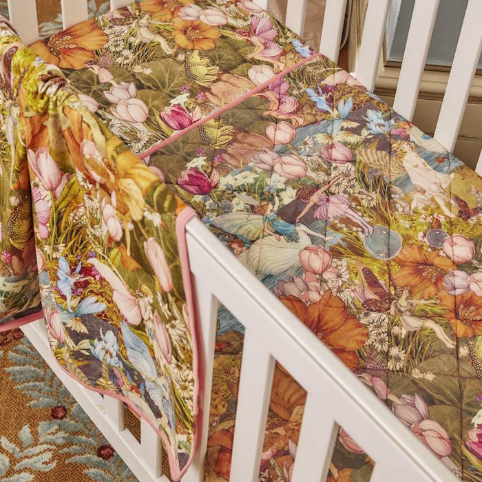 Kip and Co x Fairyland | Organic Cotton Snuggle Blanket Fairy Garden