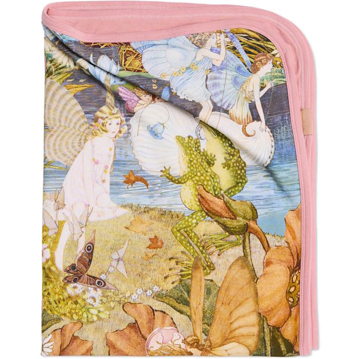 Kip and Co x Fairyland | Organic Cotton Snuggle Blanket Fairy Garden
