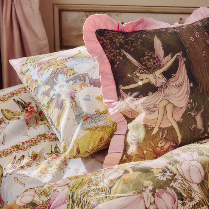 Kip and Co x Fairyland | Frill Cushion Rabbit Dance