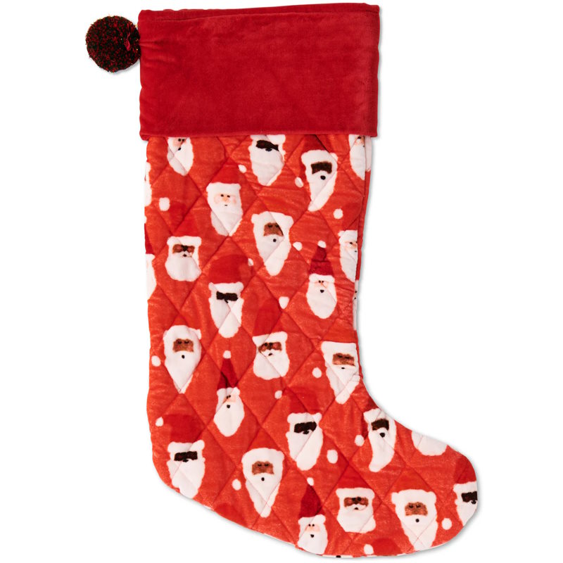 Kip and Co | Velvet Stocking | Hohoho Red at Milk Tooth Australia