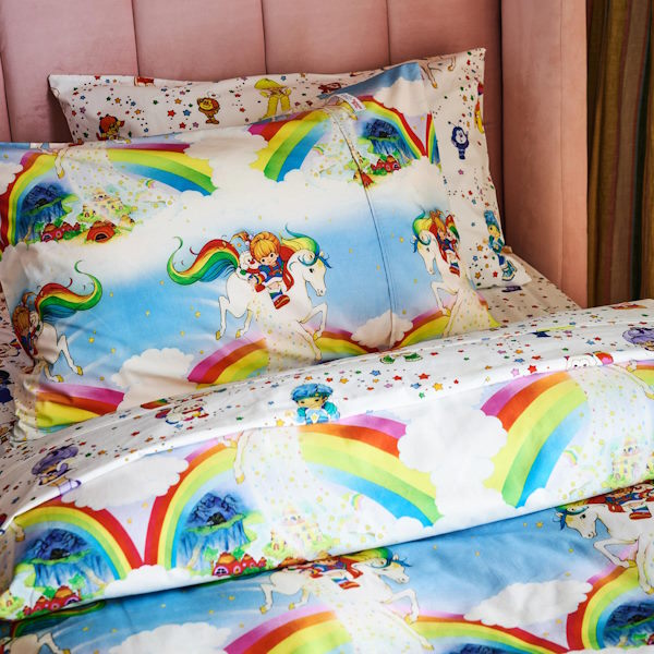 Kip and Co x Rainbow Brite | Magic Sky Pillowcase at Milk Tooth