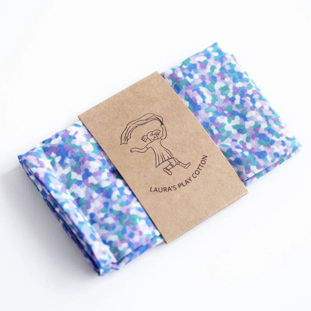Laura's Play Cotton | Confetti Cool 90cm x 90cm at Milk Tooth Australia