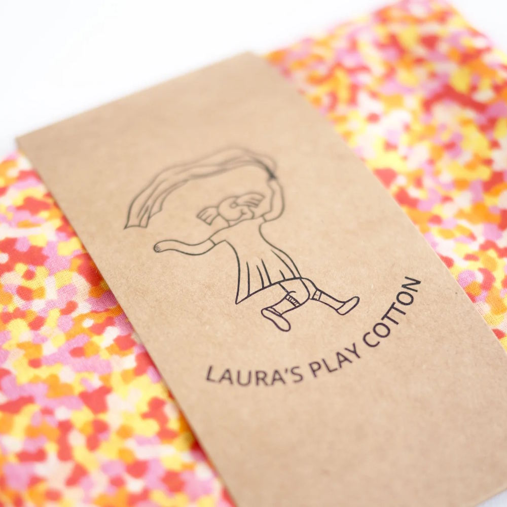 Laura's Play Cotton | Confetti Warm 90cm x 90cm at Milk Tooth Australia