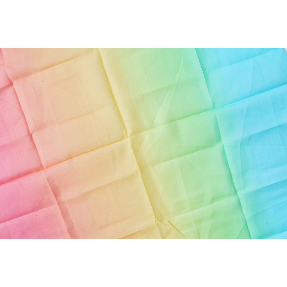 Laura's Play Cotton | Pastel Rainbow 90cm x 90cm at Milk Tooth Australia