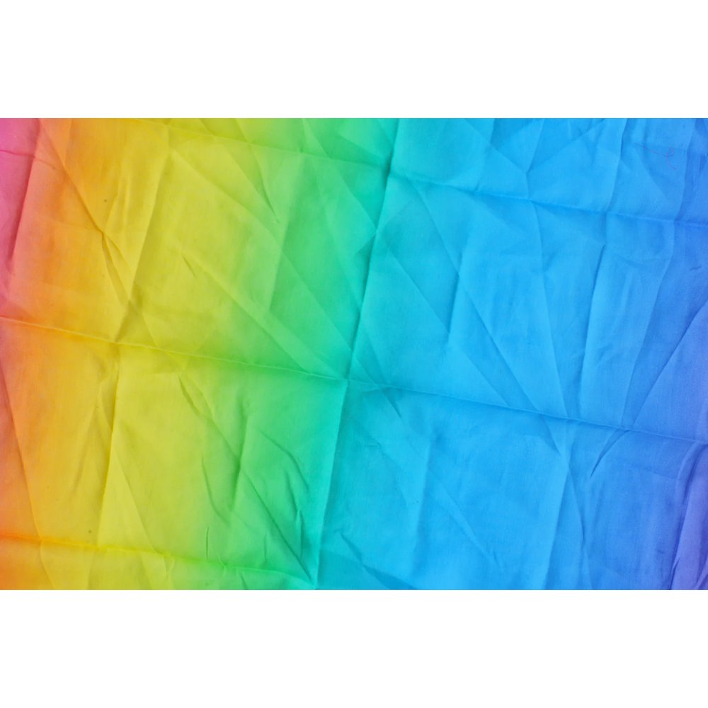 Laura's Play Cotton | Rainbow 90cm x 90cm at Milk Tooth Australia