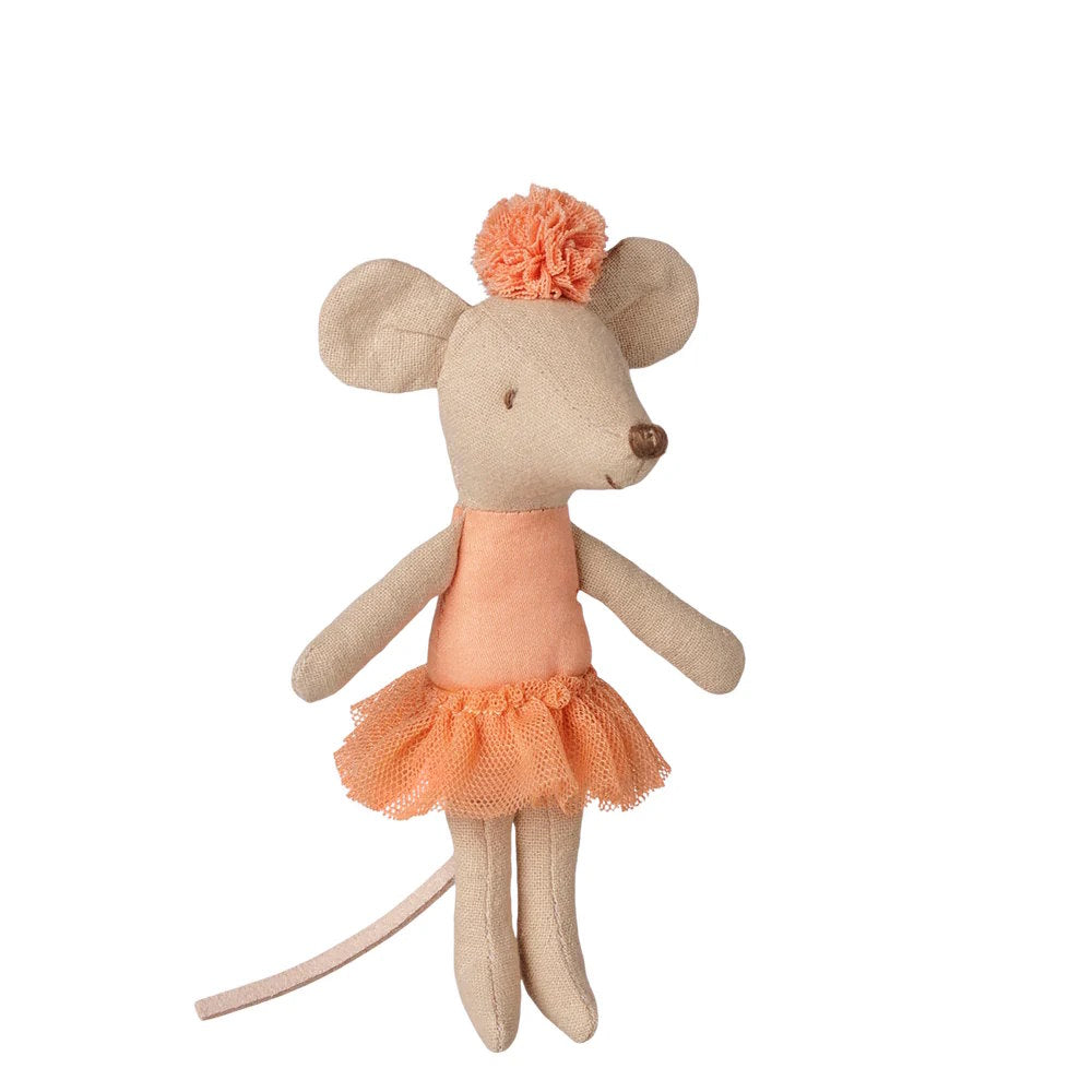 Maileg | Ballerina Mouse Little Sister Apricot