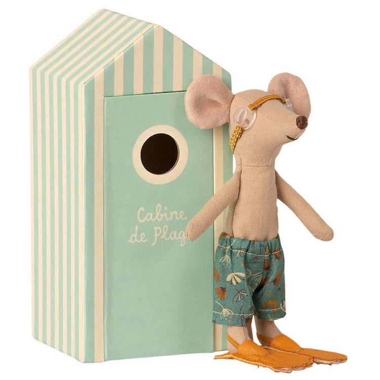 Maileg | Beach Mouse Big Brother in Cabin
