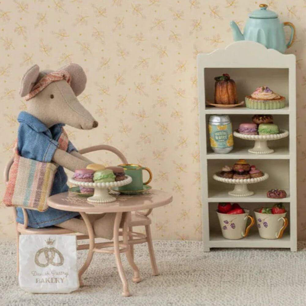 Maileg | Cafe Set Mouse Big Pale Pink