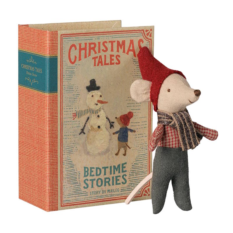 Maileg | Christmas Mouse Baby in Book