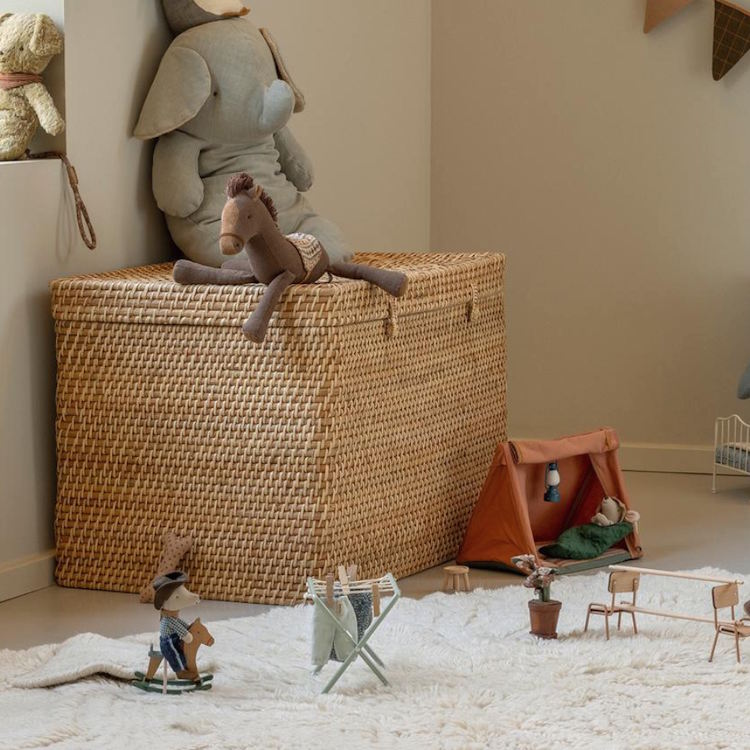 Maileg | Cowboy Mouse on Rocking Horse Little Brother