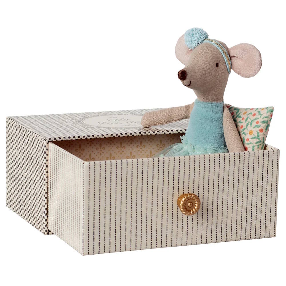 Maileg Dance Mouse in Daybed Little Sister at Milk Tooth Australia