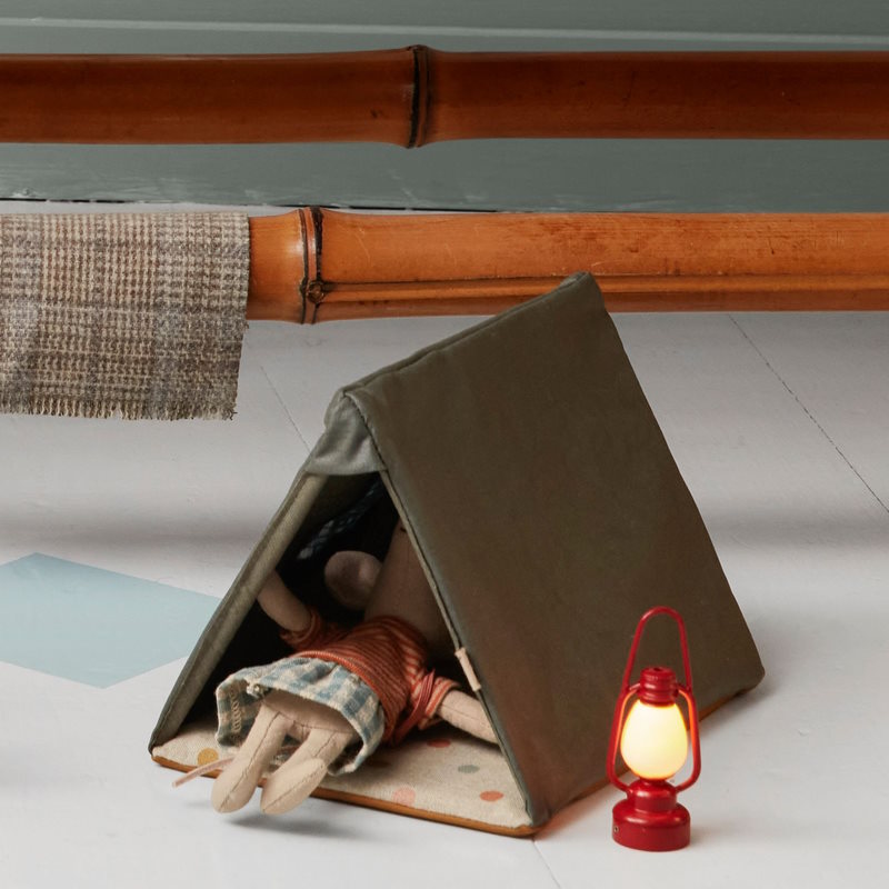 Maileg | Miniature Vintage Lantern Red at Milk Tooth