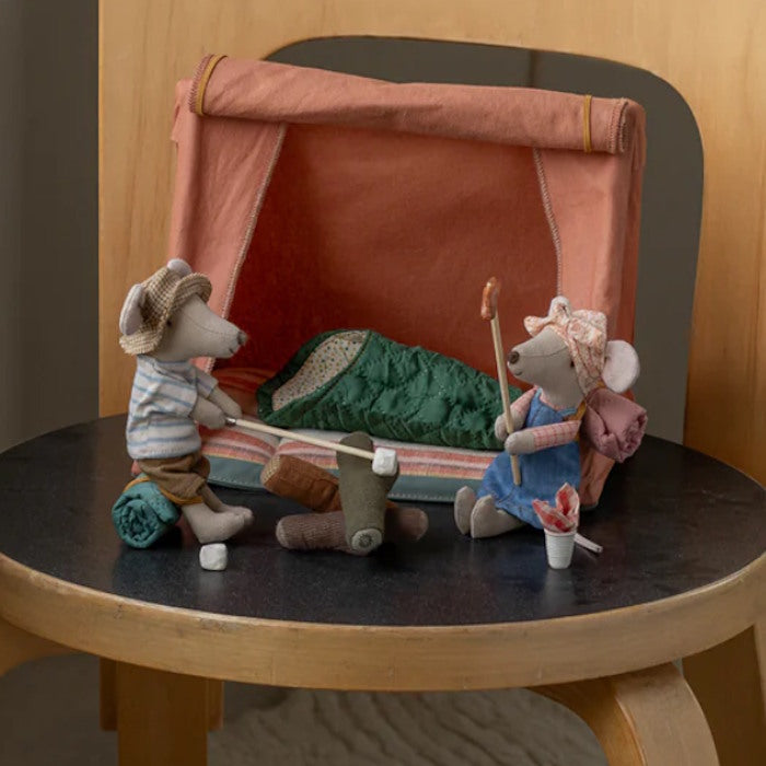 Maileg | Hiker Mouse Big Sister Denim Dress