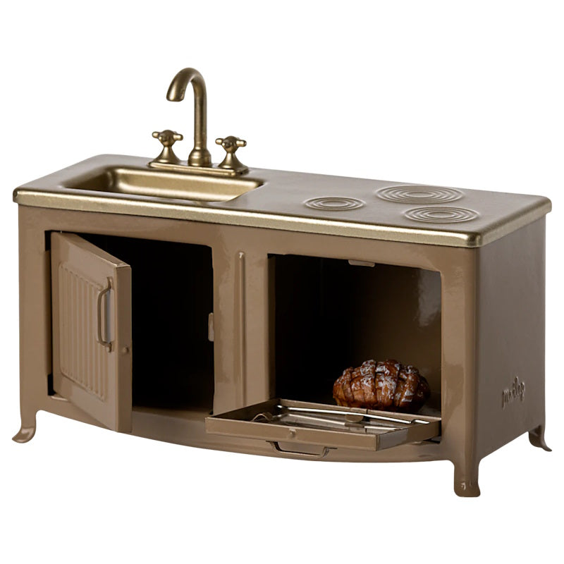 Maileg | Kitchen for Mouse Light Brown at Milk Tooth Australia