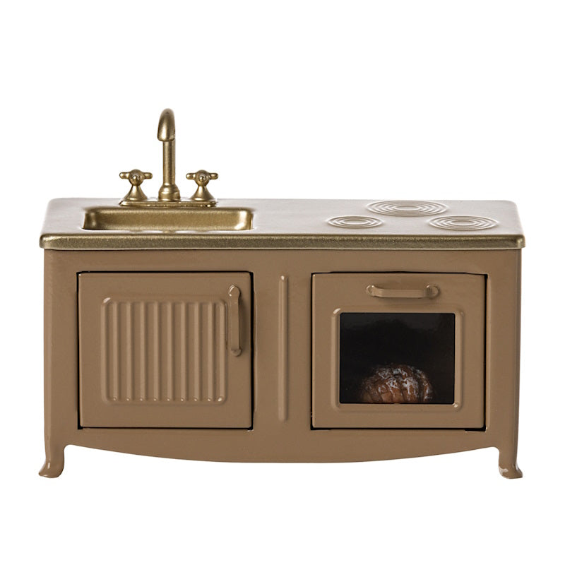 Maileg | Kitchen for Mouse Light Brown at Milk Tooth Australia