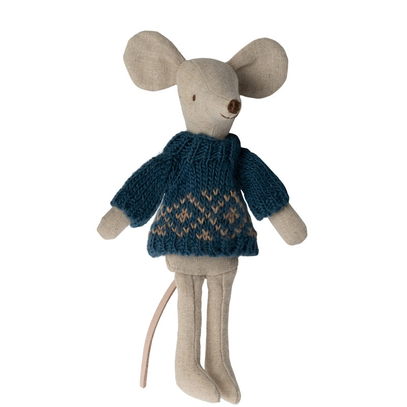 Maileg | Knitted Sweater for Dad Mouse at Milk Tooth