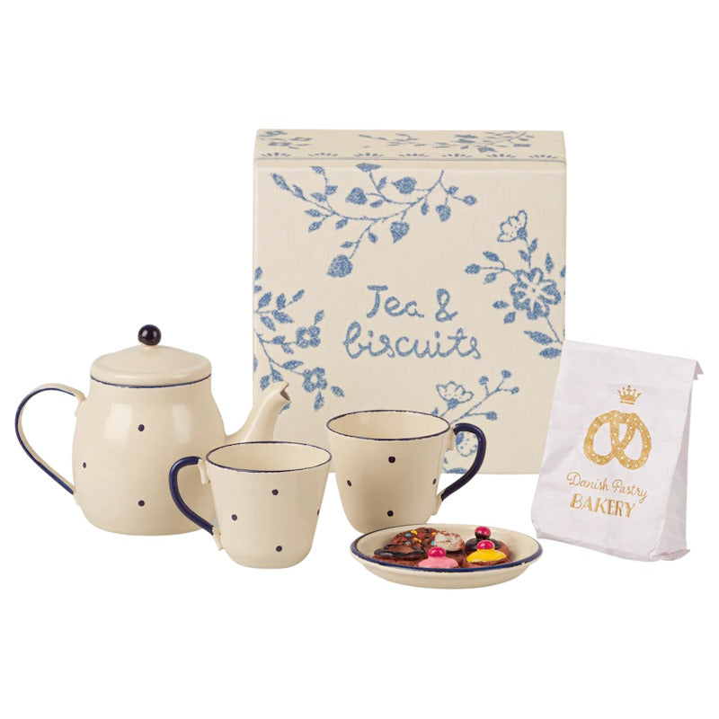 Maileg | Miniature Tea & Biscuits Set at Milk Tooth