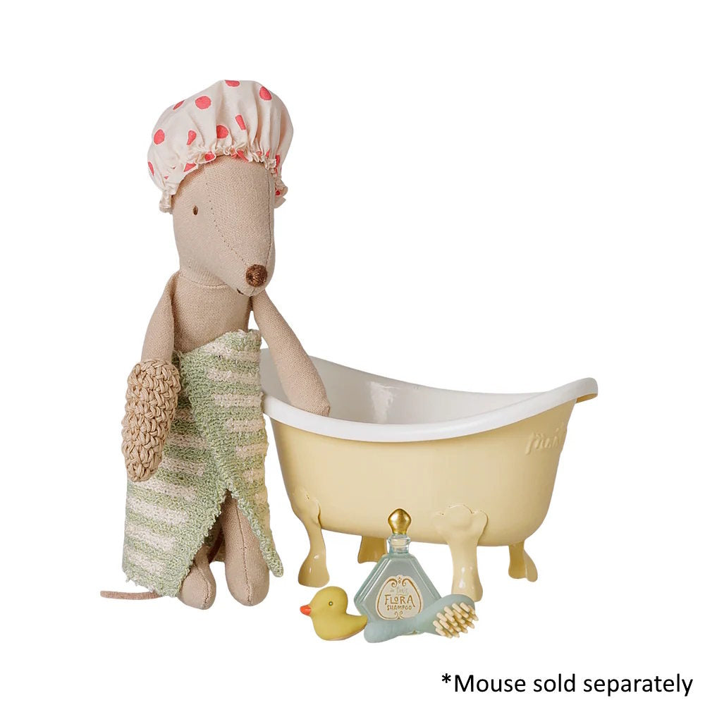 Maileg | Mouse Bathtub Set Yellow