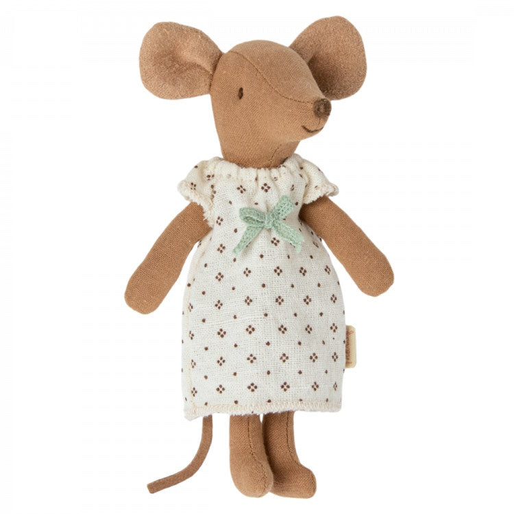Maileg | Mouse Big Sister Brown in Matchbox at Milk Tooth