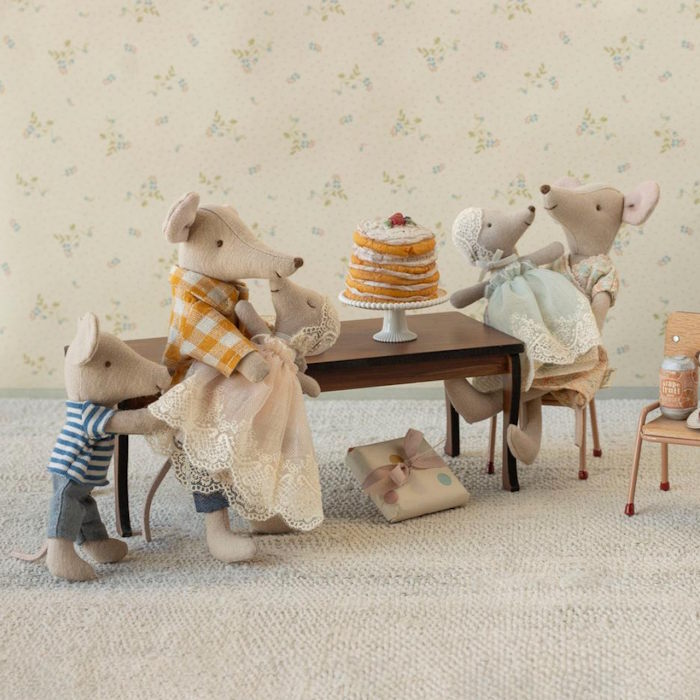 Maileg | Party Cake & Cake Stand Mouse