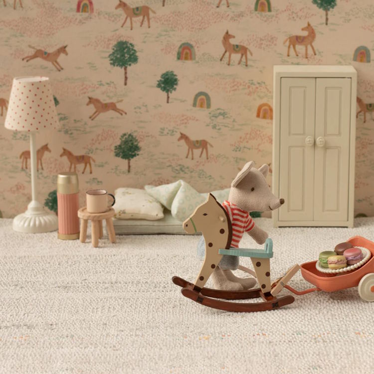 Maileg | Vintage Floor Lamp Mouse Sand