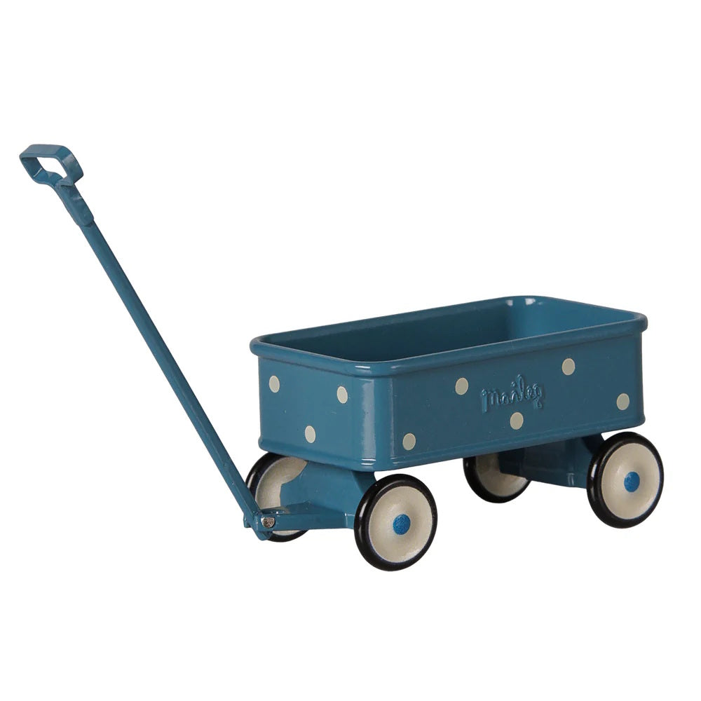 Maileg | Mouse Wagon Blue