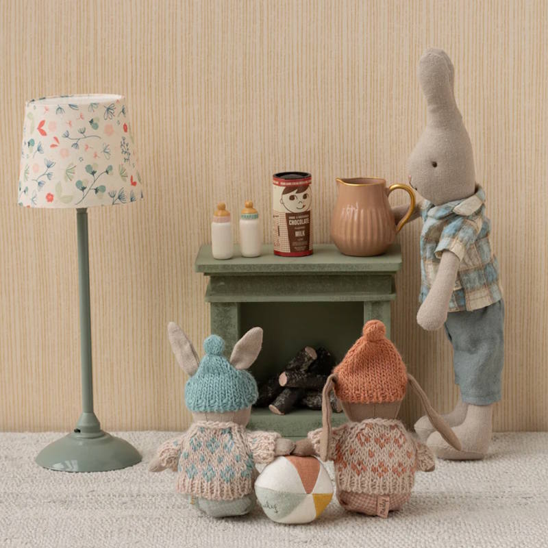 Maileg | Winter Bunny Micro Brown Rose