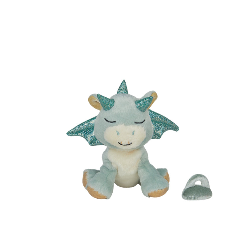 Olli Ella Binky Dragon Volt Green at Milk Tooth Australia