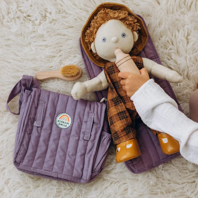 Olli Ella | Carrie Convertible Doll Changing Set Lavender at Milk Tooth Australia