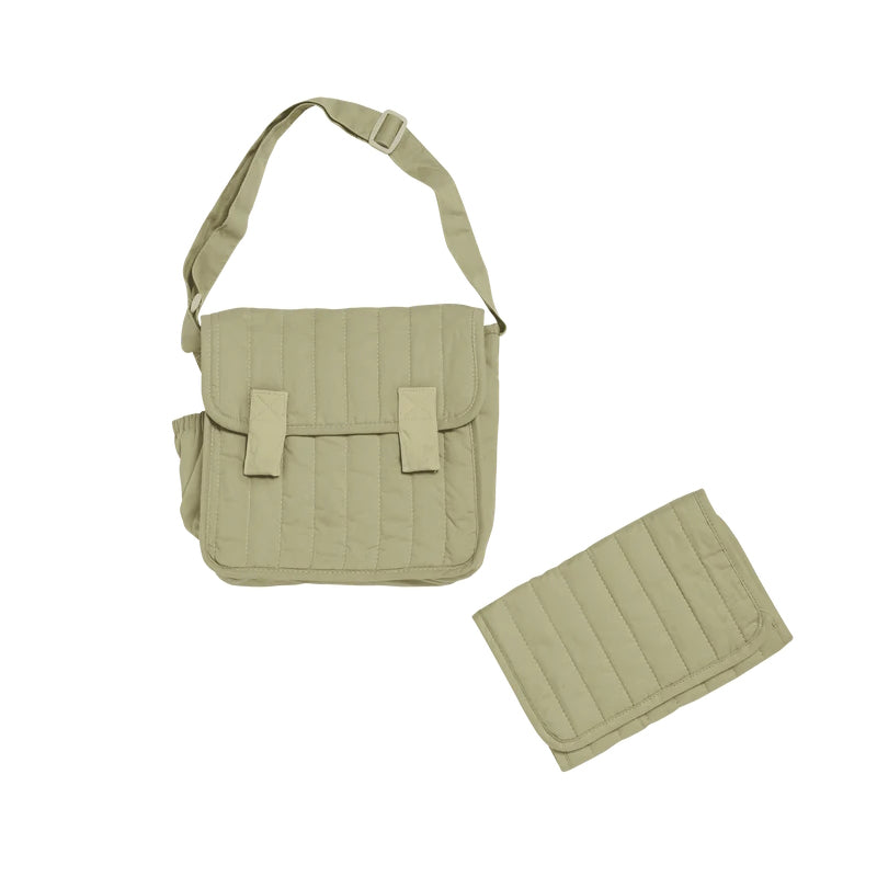 Olli Ella | Carrie Convertible Doll Changing Set Sage at Milk Tooth Australia