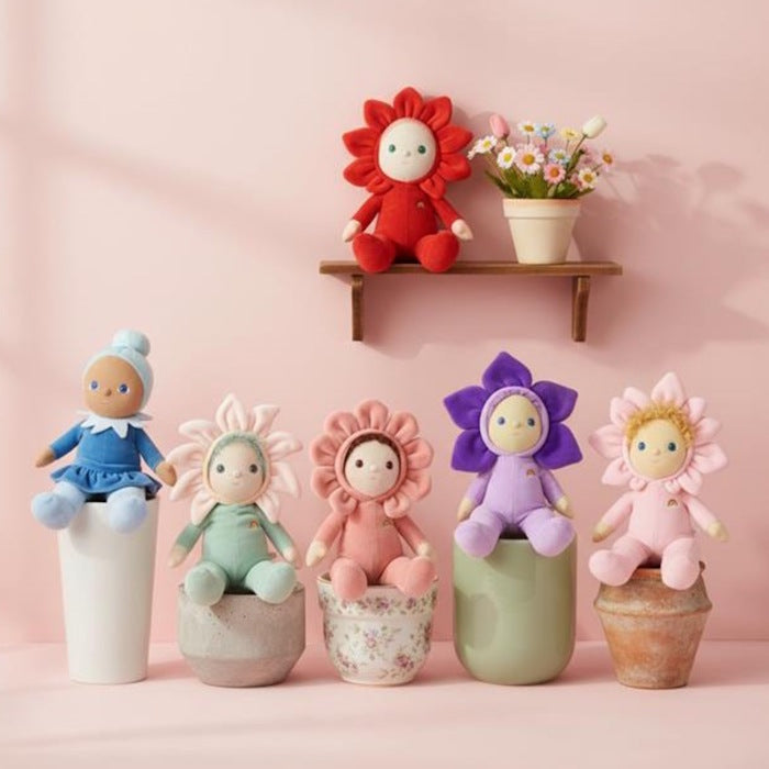 Olli Ella Dinky Dinkum Dolls Blossom Buds Violet Magnolia Iris Rose Lily Dahlia