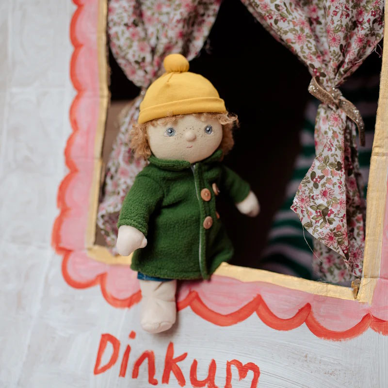 Olli Ella | Dress Me Dinky Charlie Chestnut at Milk Tooth Australia