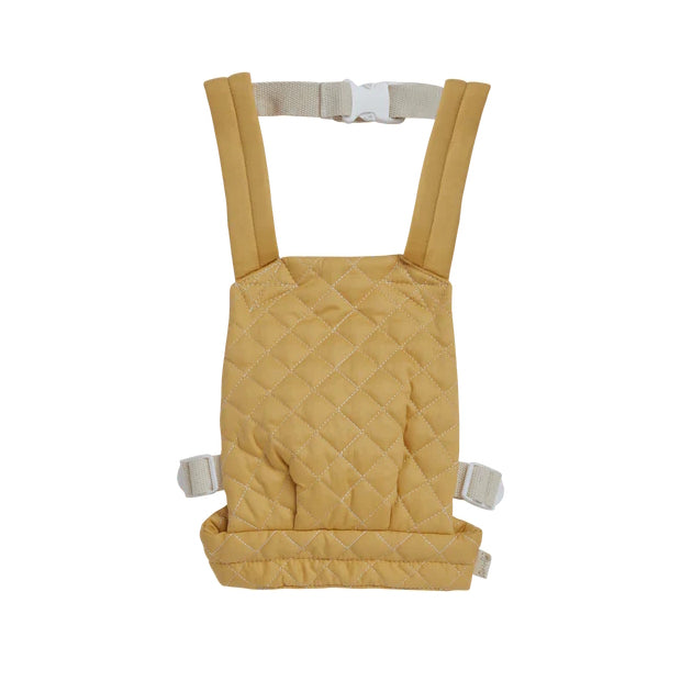 Olli Ella Quilted Dinkum Doll Carrier Honey at Milk Tooth Australia