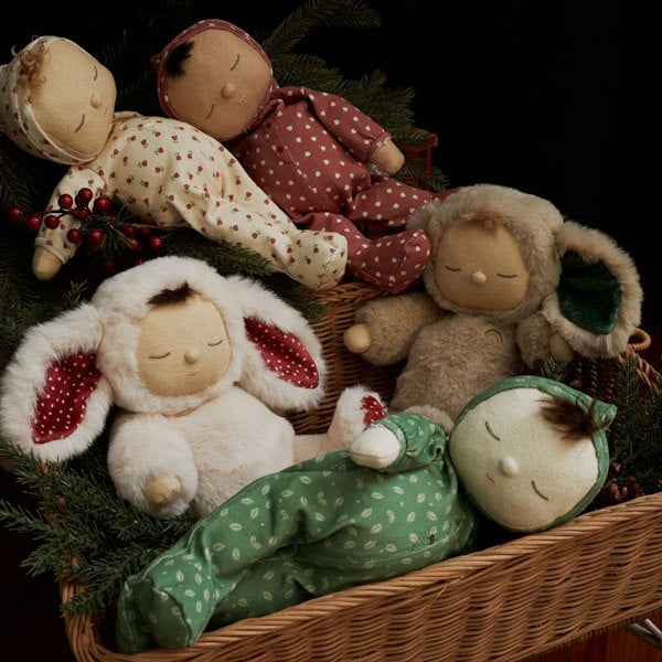 Olli Ella | Holiday Dozy Dinkum Doll | Pudding at Milk Tooth