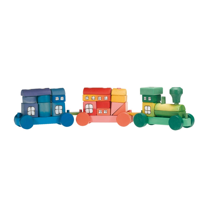 Ostheimer | Kinderkram Train Multi-Coloured at Milk Tooth Australia