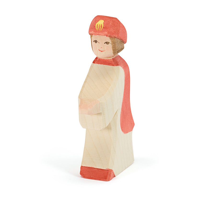 Ostheimer King Page Red wooden toy figurine at Milk Tooth Australia