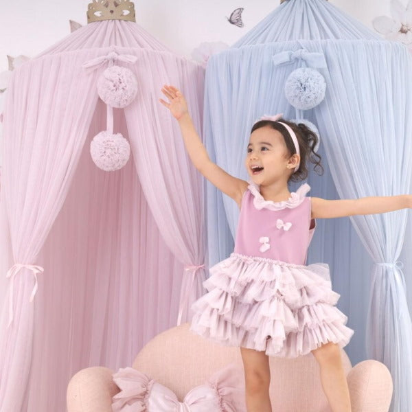 Spinkie Baby | Pom Garland | Orchid at Milk Tooth Australia