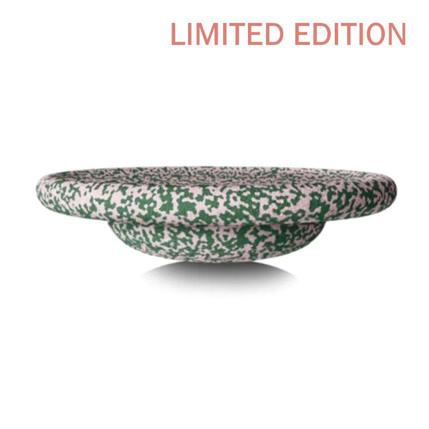 Stapelstein Christmas Limited Edition Balance Board Dark Green/Blush at Milk Tooth Australia