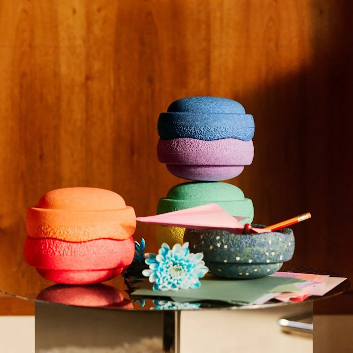 Stapelstein EASTER PROMO | Mini Rainbow Classic 6 plus FREE Mini Pond Stone