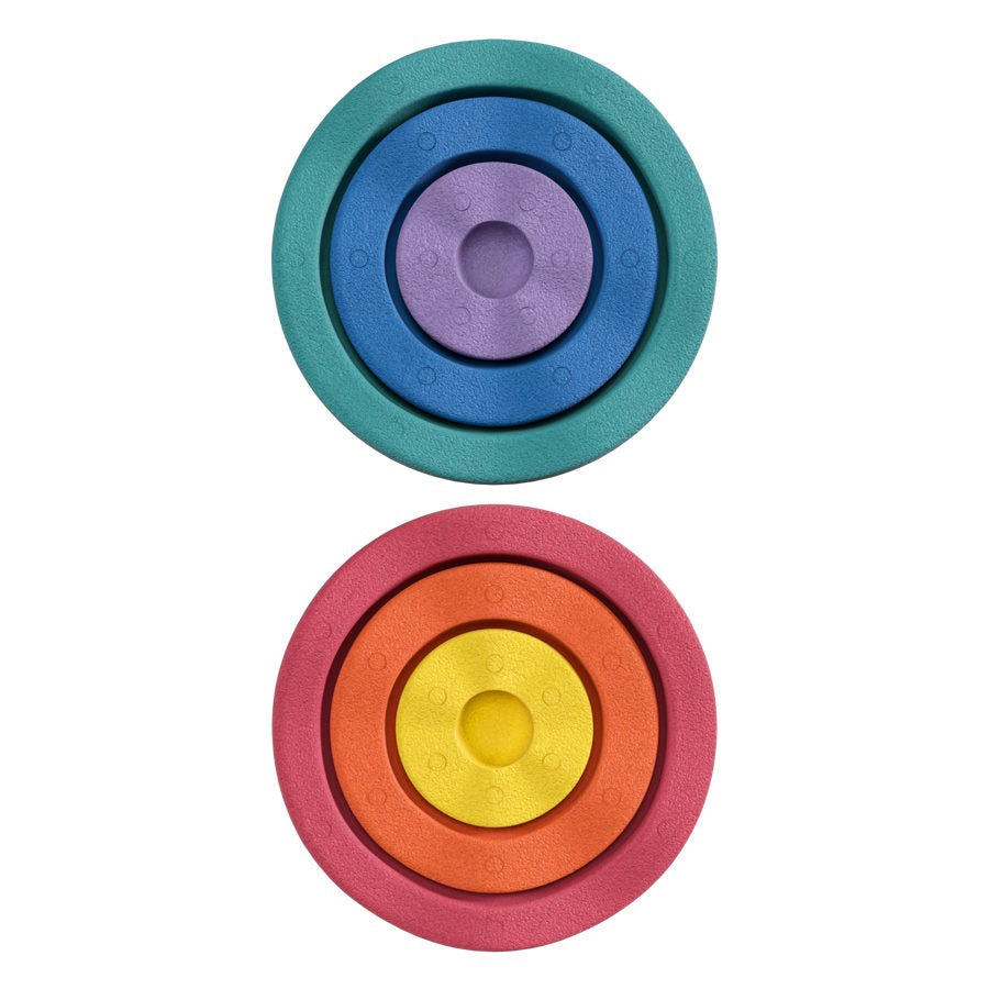 Stapelstein Inside Rainbow Classic Nesting Stones at Milk Tooth Australia