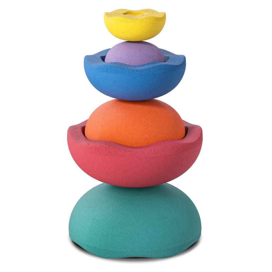 Stapelstein Inside Rainbow Classic Nesting Stones at Milk Tooth Australia