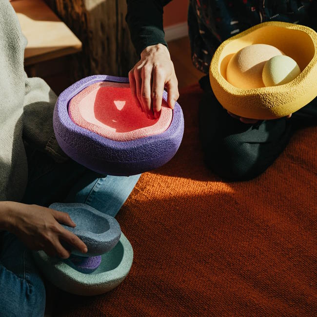 Stapelstein Inside Pastel Classic Nesting Stones at Milk Tooth Australia