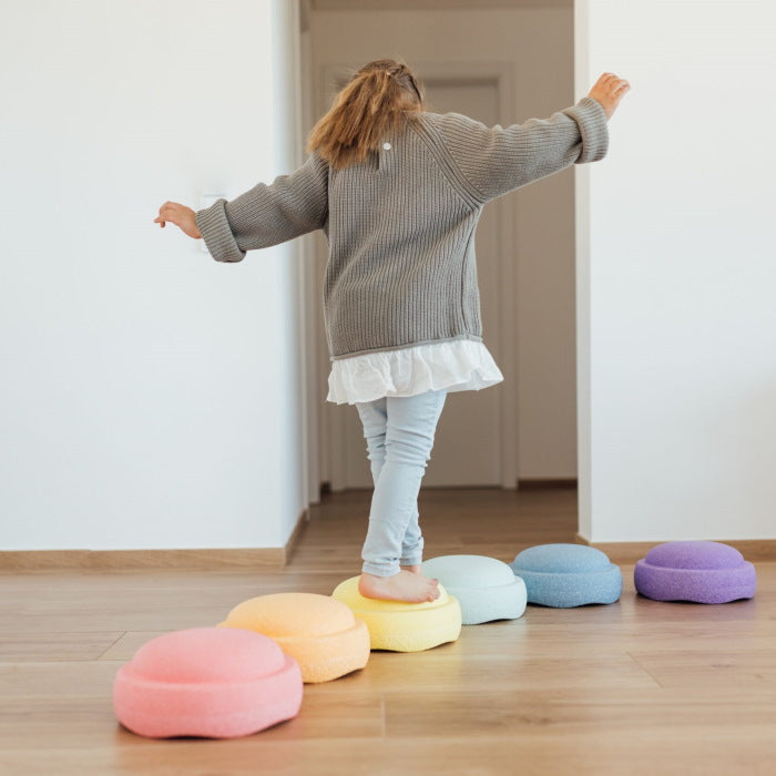 Stapelstein | Rainbow Pastel 6 + FREE SUPER CONFETTI BOARD at Milk Tooth