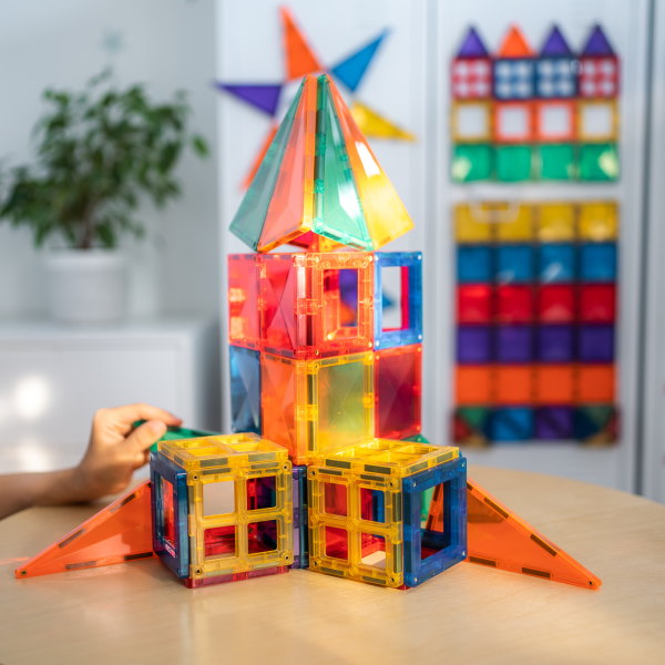 Connetix Tiles | 100 Piece Rainbow Creative Pack FREE SHIPPING* at Milk Tooth