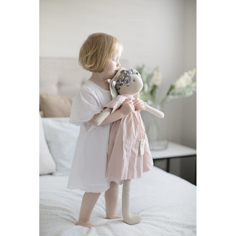 Alimrose | Sofia Bunny Pink Linen 70cm