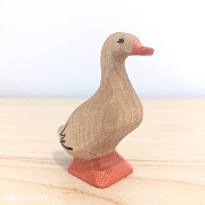 Bumbu Toys | Duck Tall wooden toy at Milk Tooth