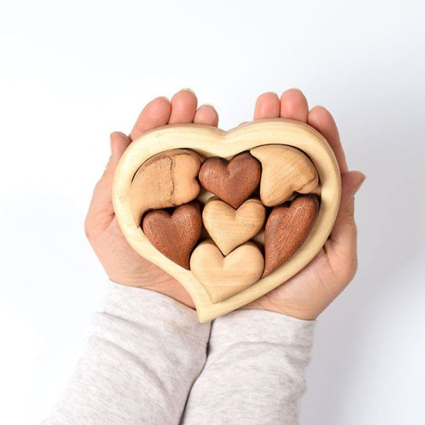Bumbu Toys | Heart Puzzle at Milk Tooth